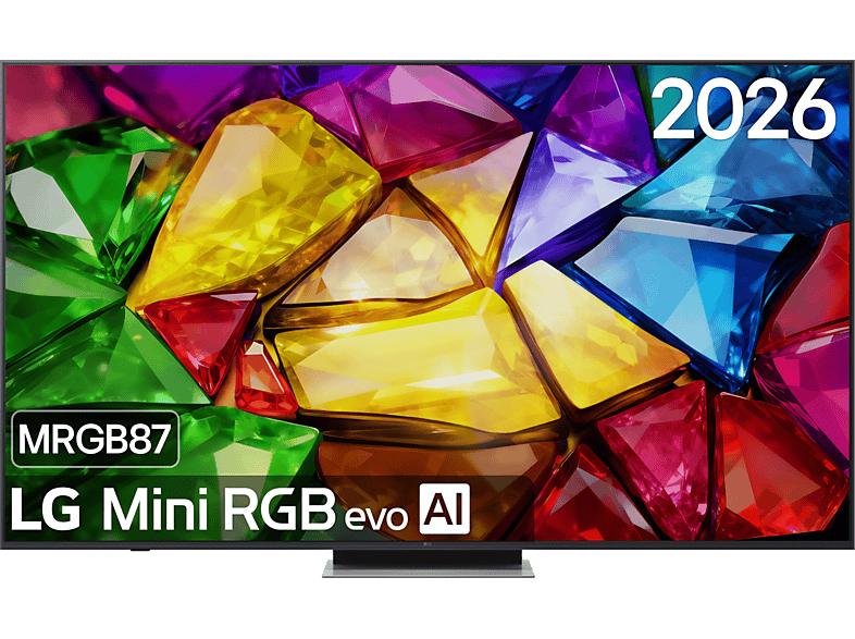 MRGB87B (2026) 75 inch Zwart