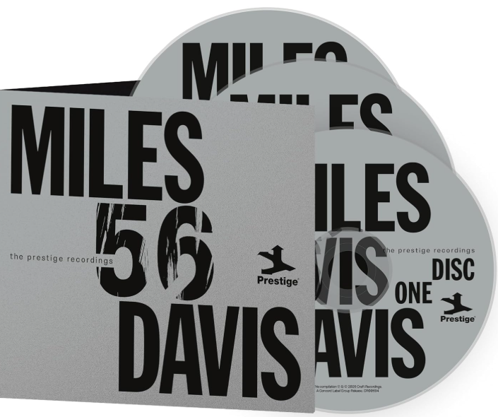 Miles Davis CD-Set mit dem Titel "56 The Prestige Recordings".