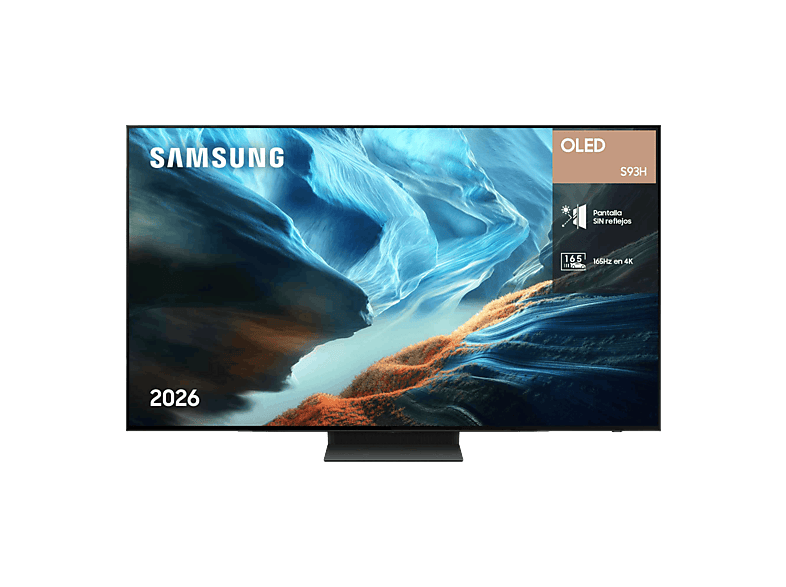 TV OLED 48" - Samsung TQ48S93HAEXXC, 4K, NQ4 AI Gen3 Processor, Smart TV, Full AI, Pantalla Sin reflejos, Negro