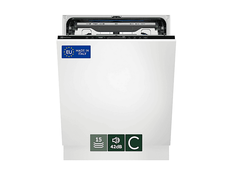 LAVASTOVIGLIE INCASSO Pannello frontale non in dotazione ELECTROLUX EES69400L, Programmi 8, Dimensioni: L 59,6 cm, A 81,8 P 55 Rumorosità 42 dB(A), Consumo di acqua 11 l, Bianco, Classe C