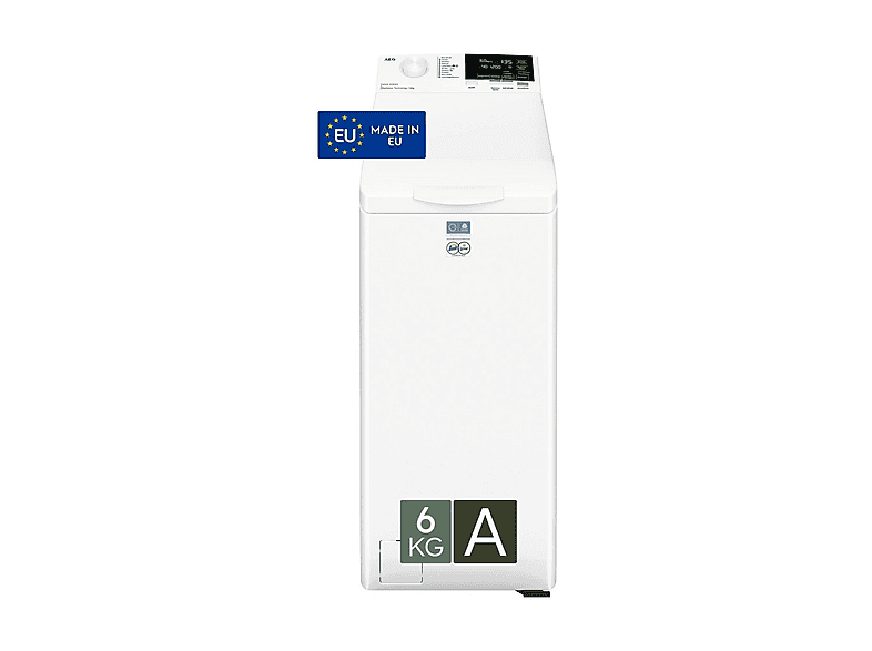 AEG LTR6G26A LAVATRICE CARICA ALTO, Caricamento dall'alto, 6 kg, 11 programmi, Profondità 59,9 cm, Giri 1151 rpm, Bianco, livello rumorosità centrifuga 78 dB(A), Classe A
