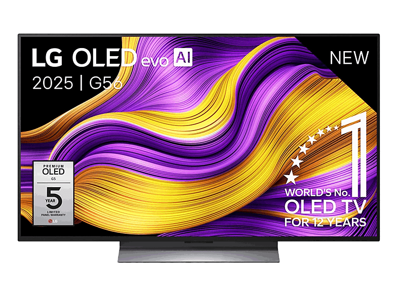 TV OLED 48" - LG OLED48G56LS, 4K, Α11 AI Processor 4K Gen2, Smart TV, DVB-T2 (H.265), Dolby Vision y Atmos, FreeSync G-Sync Compatible, Negro