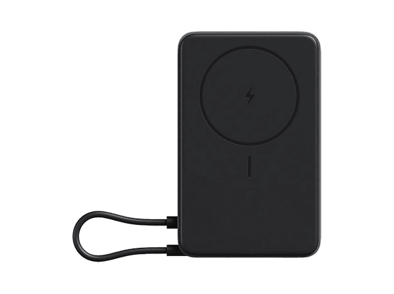 Powerbank - Xiaomi Magnetic Powerbank, 10000 mAh, 1x USB-C, Carga Inalámbrica, Negro