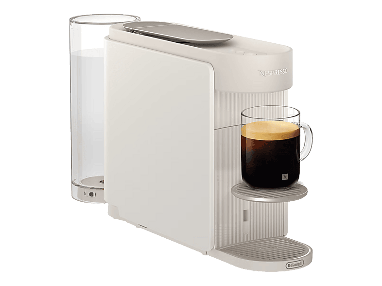 Cafetera de cápsulas - De'Longhi Vertuo Up ENV200.W, 19 bar, 1.4 l, 1100 W, Blanco perla