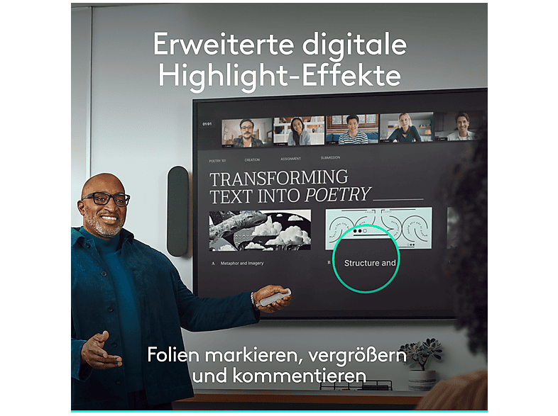 LOGITECH Spotlight 2 Presenter, Sand; Presenter----Presenter — Foto 3 von 5