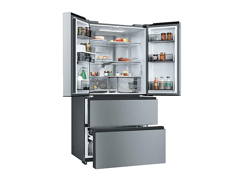 Haier HFR59F18CWMM Horizon Collection Multi Door, Kühl- und Gefrierkombination (700 l, C, 1825 mm hoch, No Frost (verminderte Eisbildung), Inox) — Foto 2 von 5