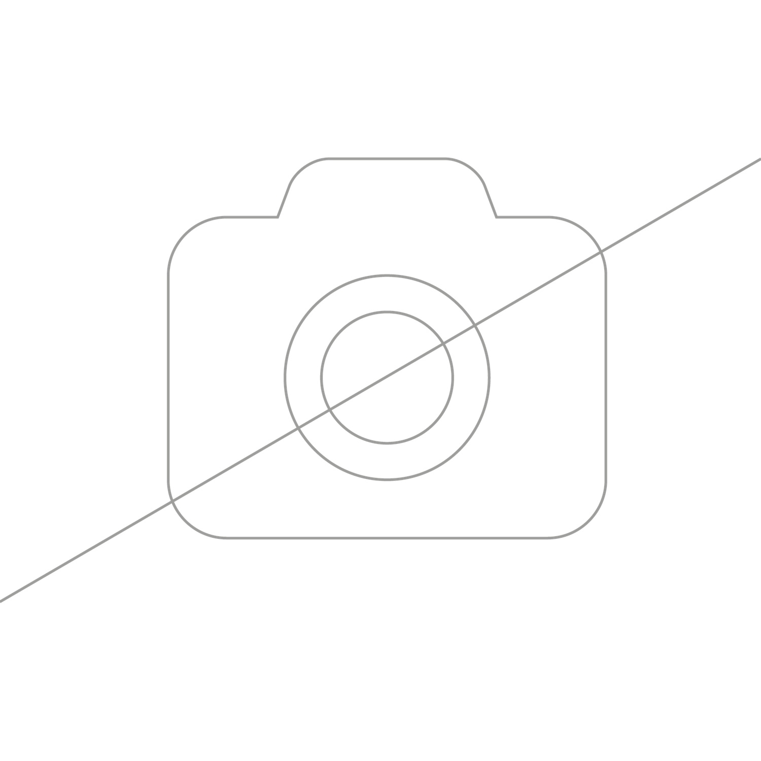 Croquis gris d'un appareil photo avec une ligne diagonale