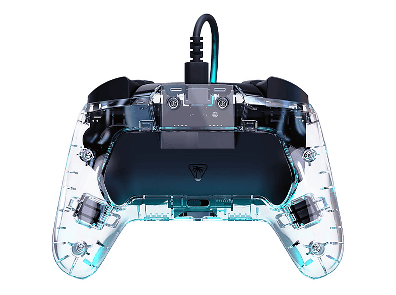 Mando Nintendo Switch 2 - Turtle beach Afterglow™ Wired Controller, Compatible con Switch, Con cable, Translúcido