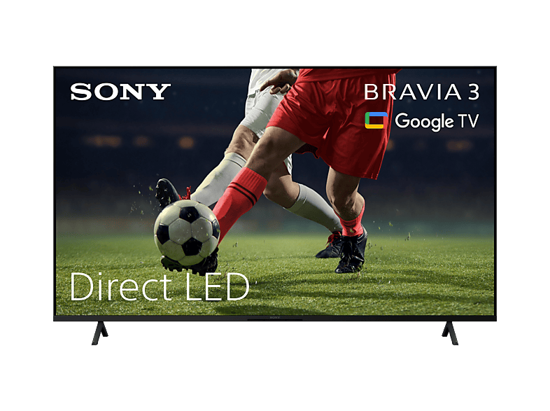 Telewizor LED SONY BRAVIA 3 K-43S3 43" 4K Google TV Dolby Vision Czarny
