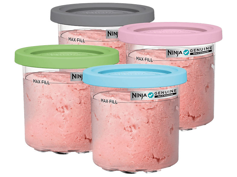 Ninja Creami NC300 Farbige Dessert-Behälter mit Deckel