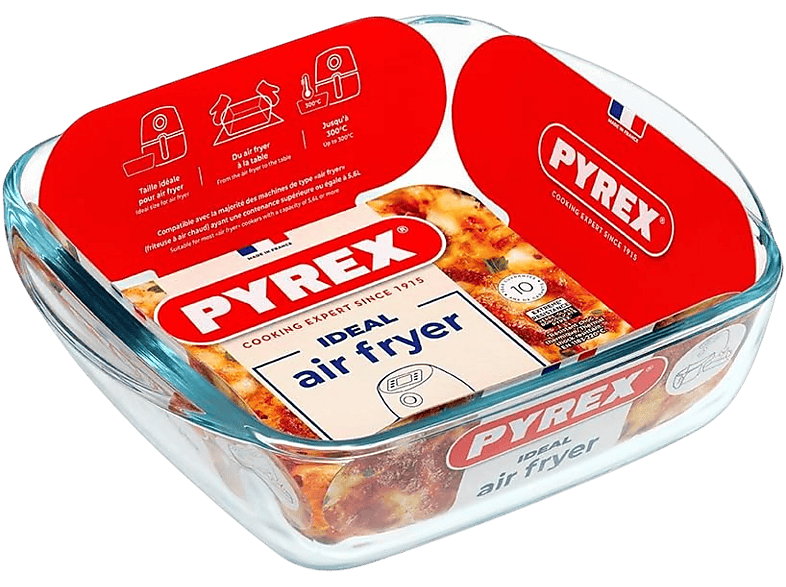 Pyrex 211B100 Airfryer Glasschüssel 1l 20x17x6cm