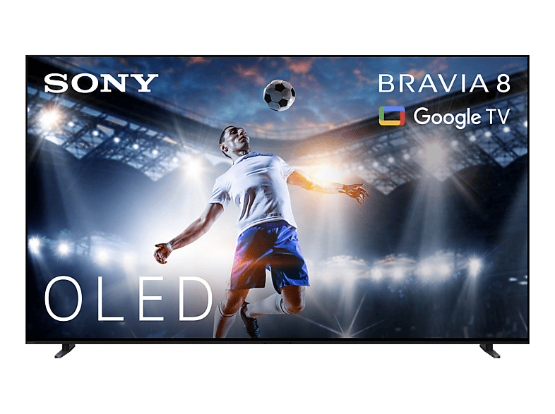 SONY BRAVIA 8 OLED TV (Flat, 55 / 139 cm, UHD 4K, Smart TV, Google TV)