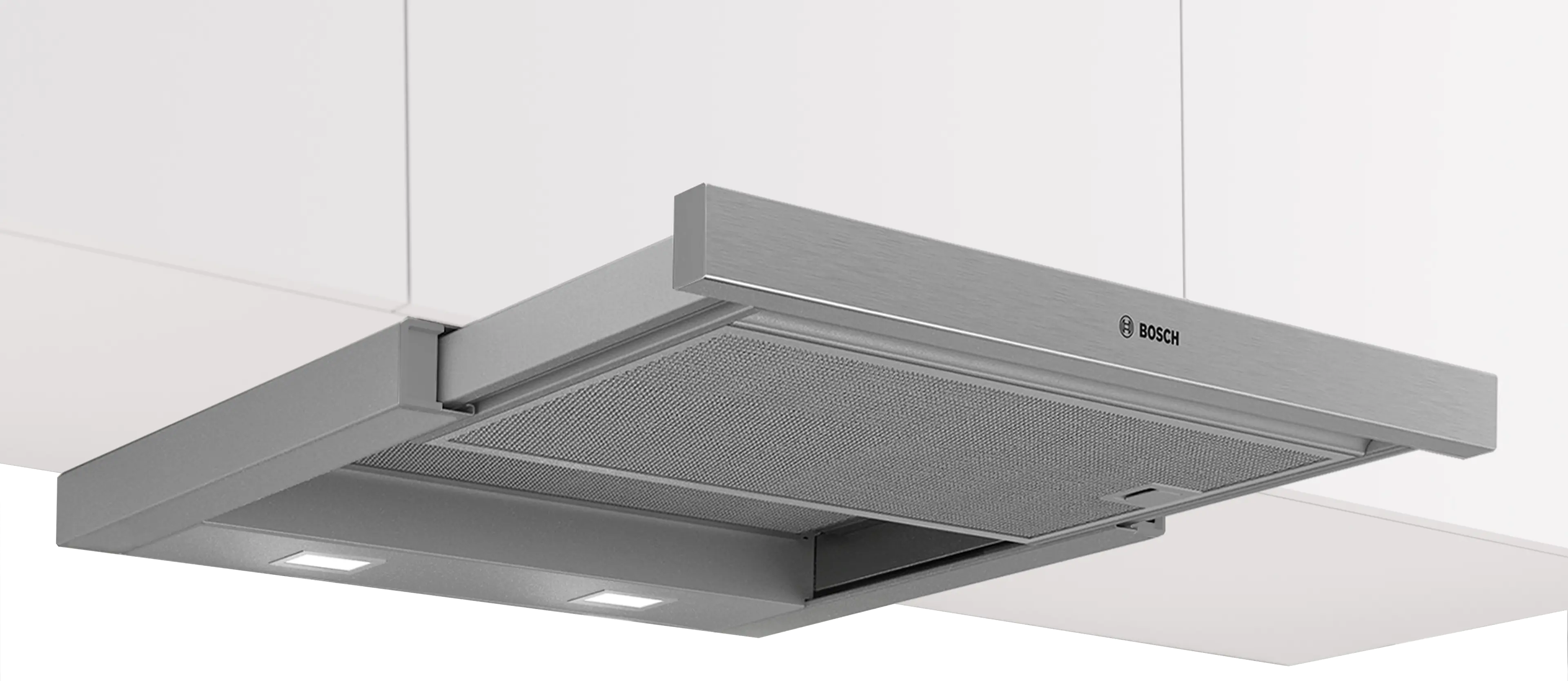BOSCH DFL064W54 Teleszkópos páraelszívó 60cm, Serie2, 394m3, 3 fokozat, nemesacél