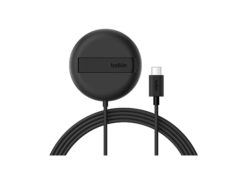 Powerbank - Belkin BBA012, USB-C, 15 W, Tecnología magnética Qi2, 5000 mAh, Negro
