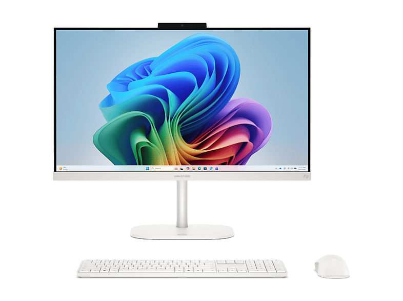 All in one - HP OmniStudio Next Gen AI 24-cy0000ns Copilot+ PC, 23.8" Full-HD, Intel® Core™ Ultra 5 325 47 TOPS, 16GB RAM, 512GB SSD, W11 Home, Blanco