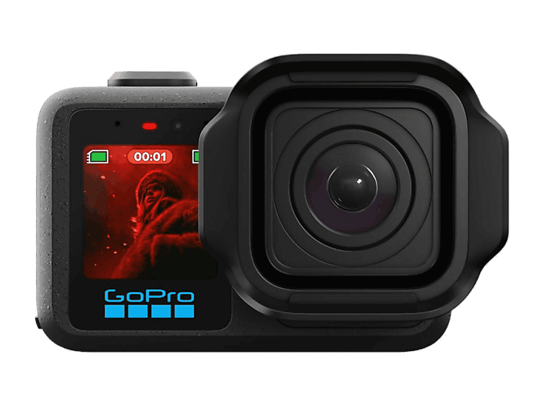 Cámara deportiva – GoPro MISSION 1 PRO, 8K (16:9) a 30/25/24 fps, 5h Autonomía, 50 MP, Sumergible 20m, F2,8, 4 Micrófonos, WiFi, Negro