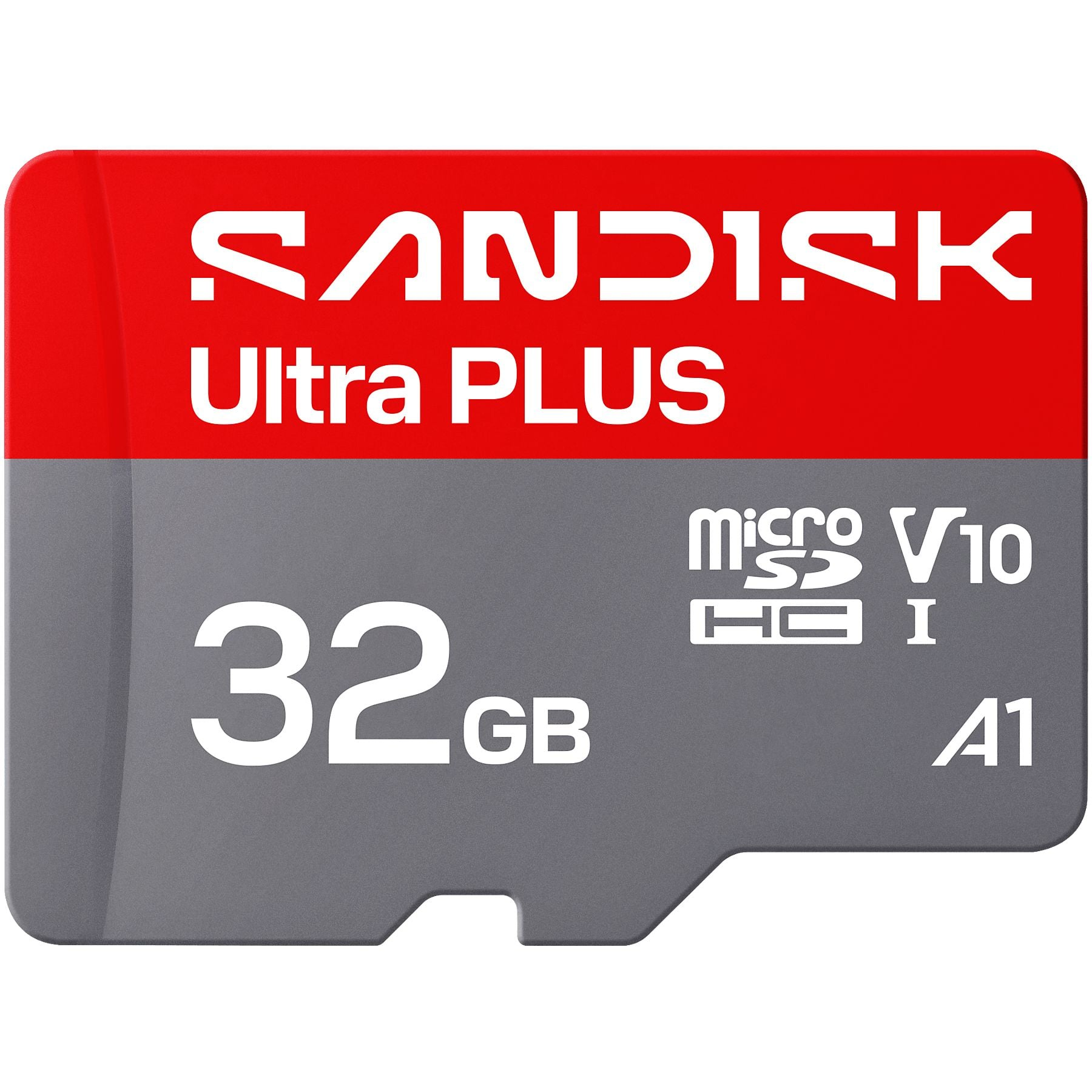 Tarjeta Sandisk Ultra PLUS de 32 GB MicroSDHC con clase de rendimiento A1.