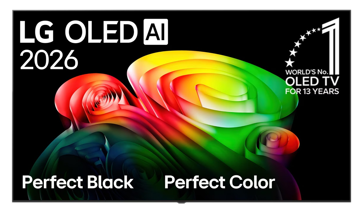 LG OLED AI 2026 z idealną czernią i kolorem, nr 1 TV OLED na świecie.