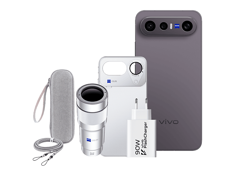 vivo Bundle X300 FE, Luxe Black, 512 GB, 12 GB RAM, 6.31 AMOLED, Snapdragon® 8 Gen 5 Mobile, 6500 mAh