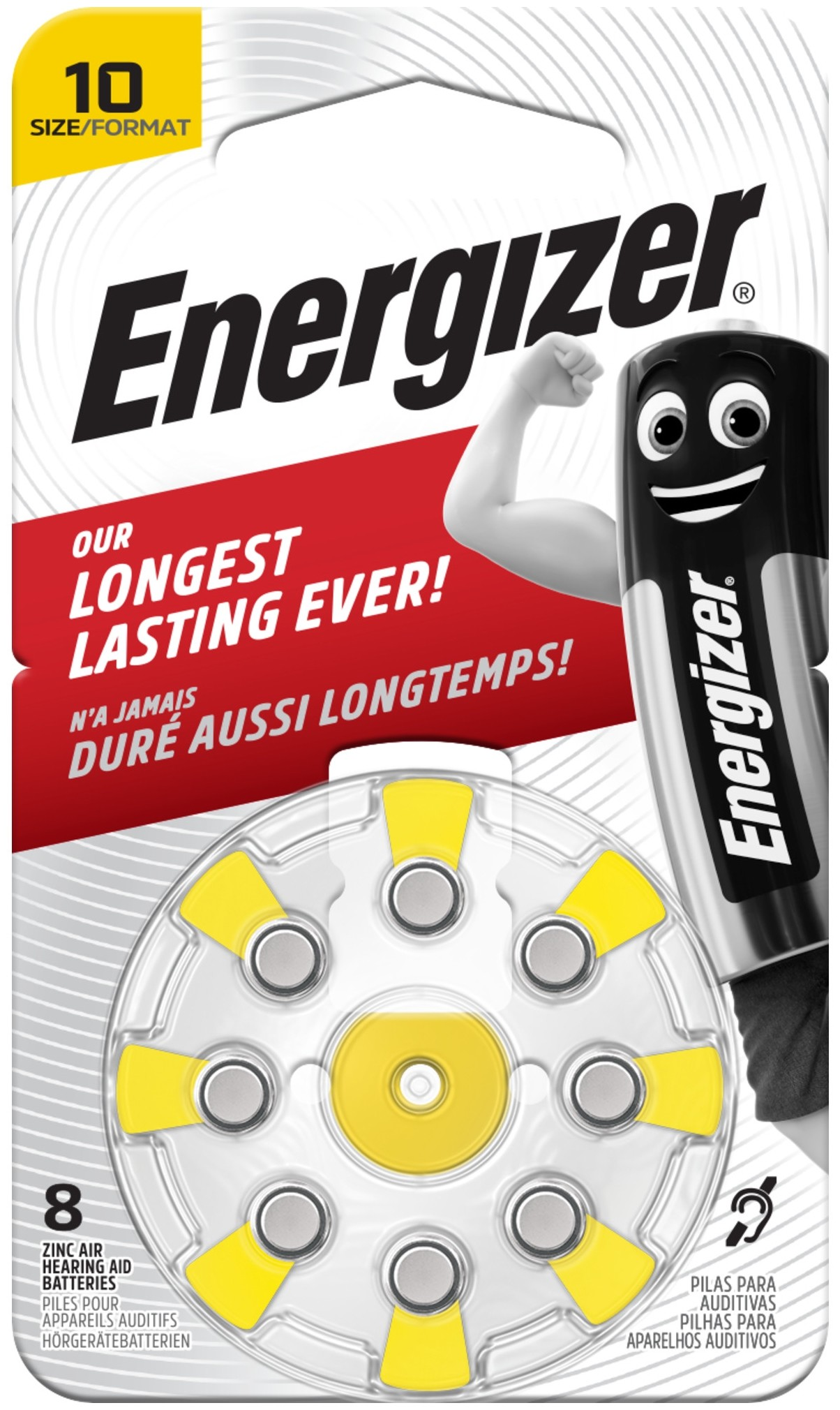 ENERGIZER Hallókészülék Elem ZA10 B8 (EZA10)