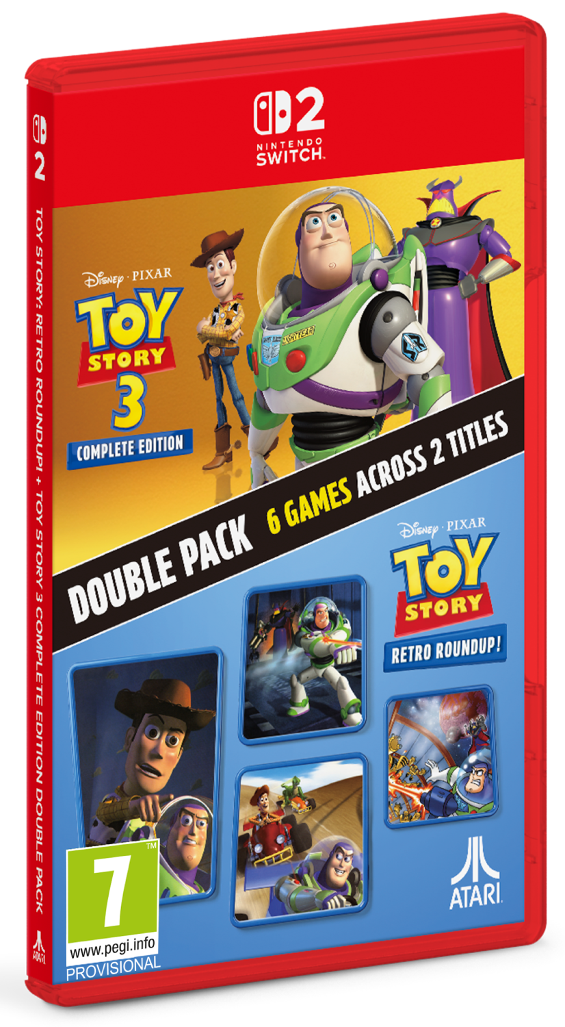 Funda de Nintendo Switch con Toy Story 3 y Retro Roundup.