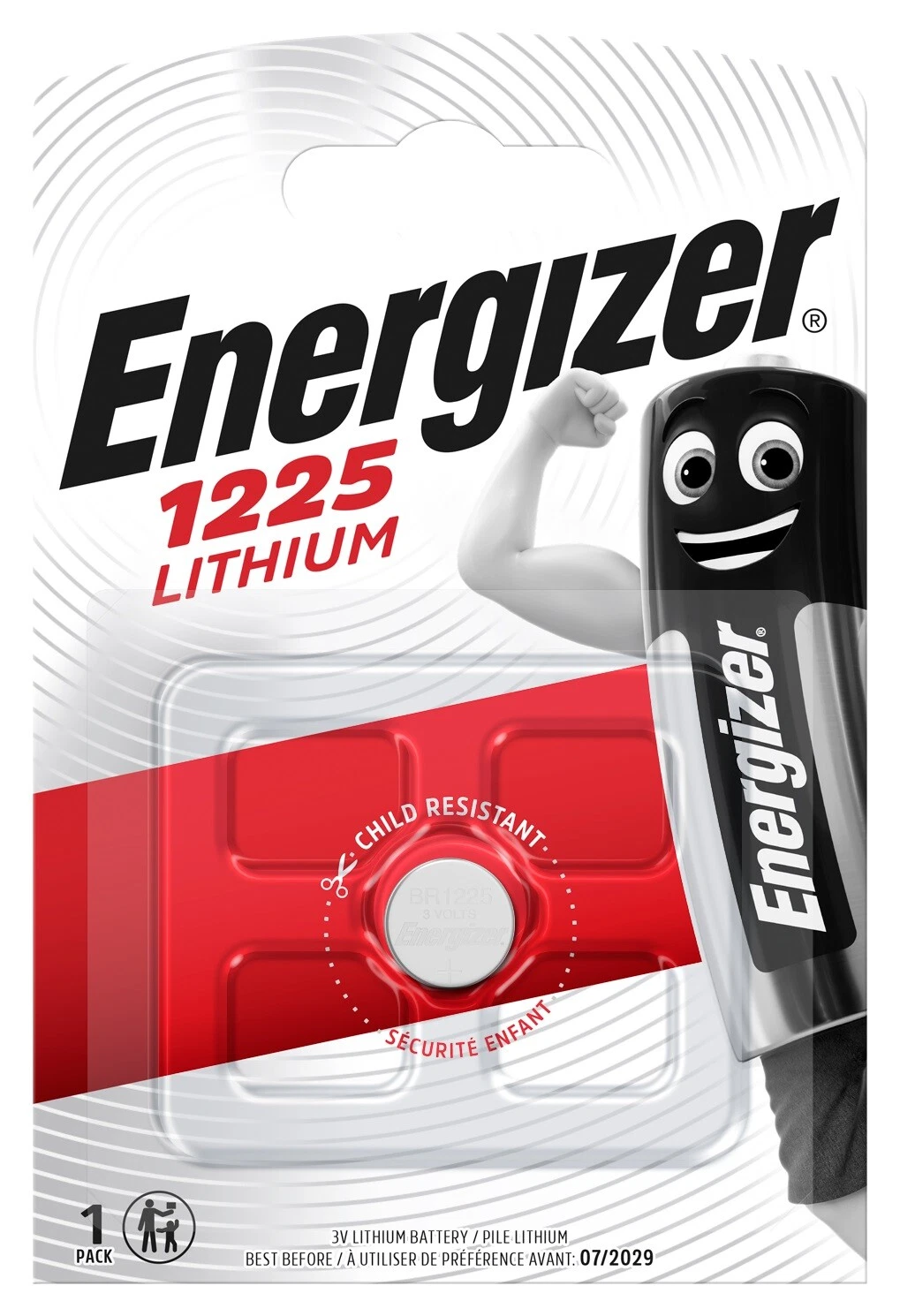 ENERGIZER Lítium Gombelem CR1225 B1 (EGBR1225)