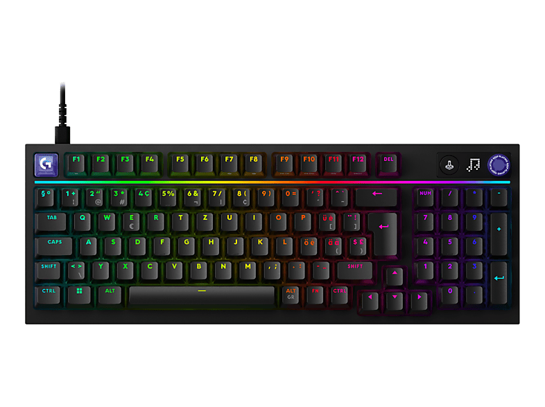 LOGITECH G316 X 98 (CH), Gaming-Tastatur, Mechanisch, Kabelgebunden, Schwarz