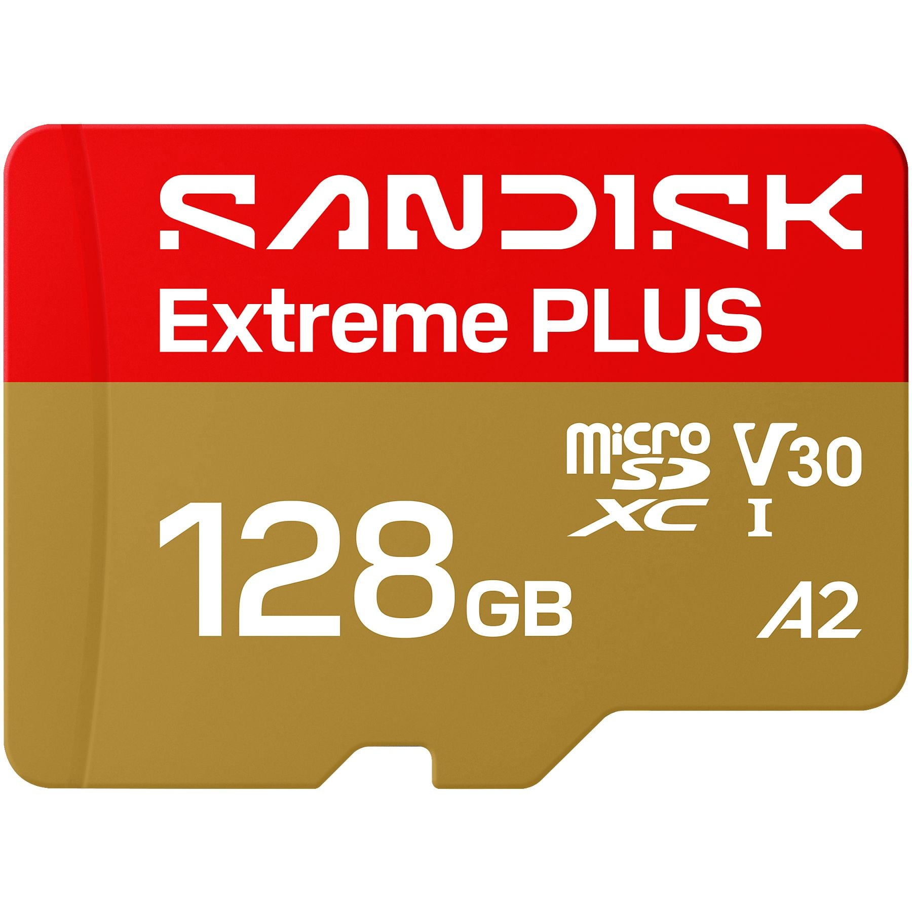 Tarjeta microSDXC SanDisk Extreme PLUS, 128GB, V30, A2.