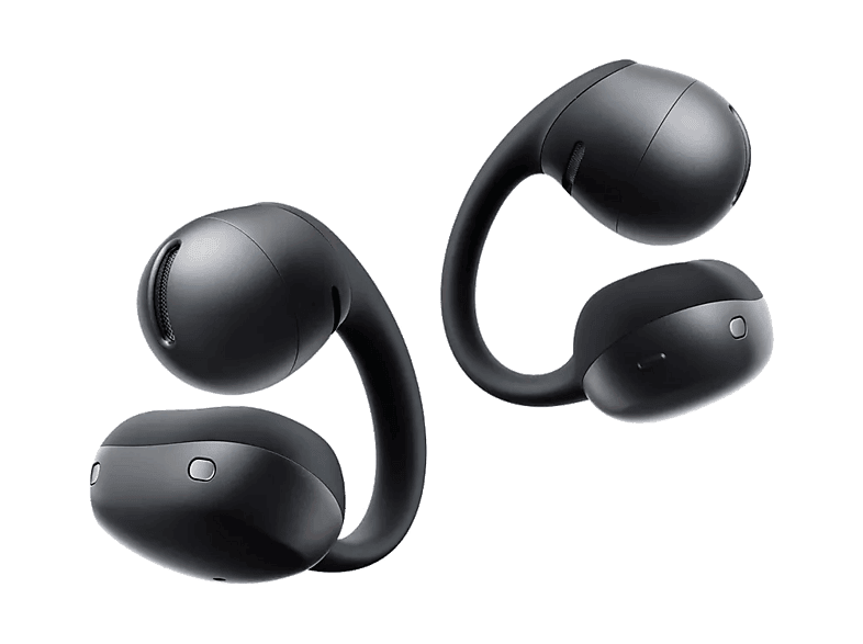 Auriculares conducción de aire - Shokz OpenDots Air, 36h Autonomía, Open-Ear con Clip, IP57, 2 Micrófonos, Negro