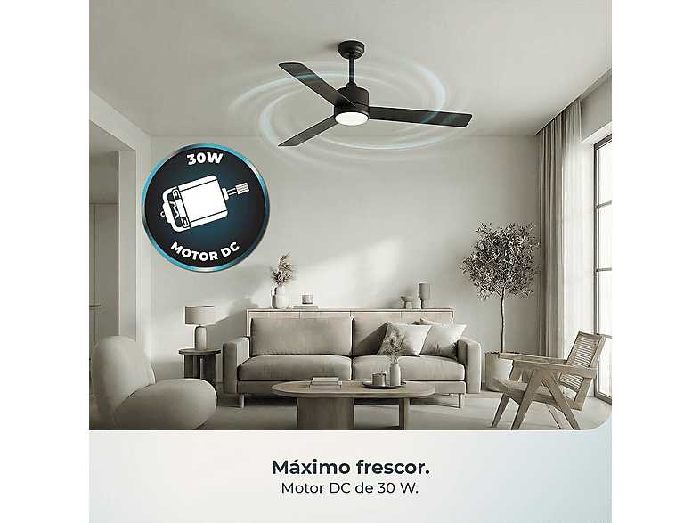 Cecotec Ventilador De Techo Energysilence Aero 452 Quicksnap