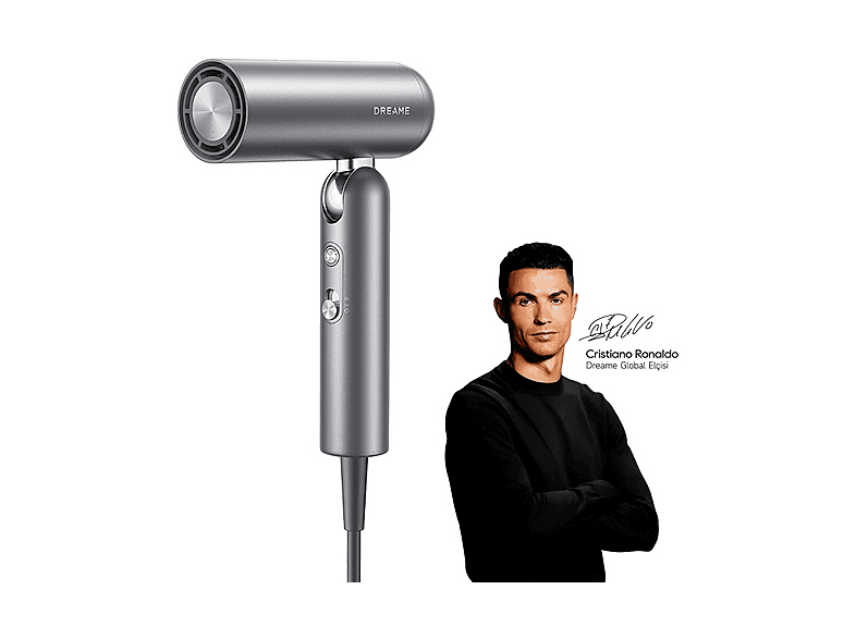 Dreame Hair Pocket Glory Ahd51 Saç Kurutma Makinesi Gri