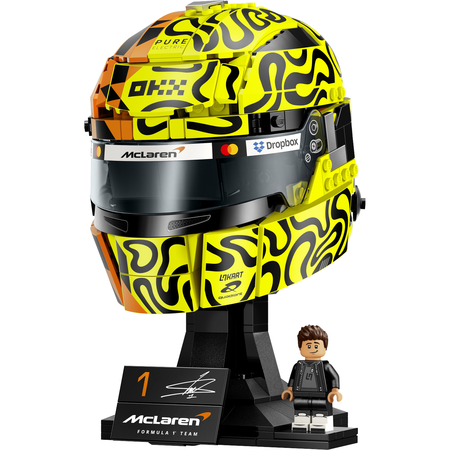 Lego Edition Vehicules 43023 Mclaren Mastercard F1® Team Helm Van Lando Norris Bouwstenen Multicolor