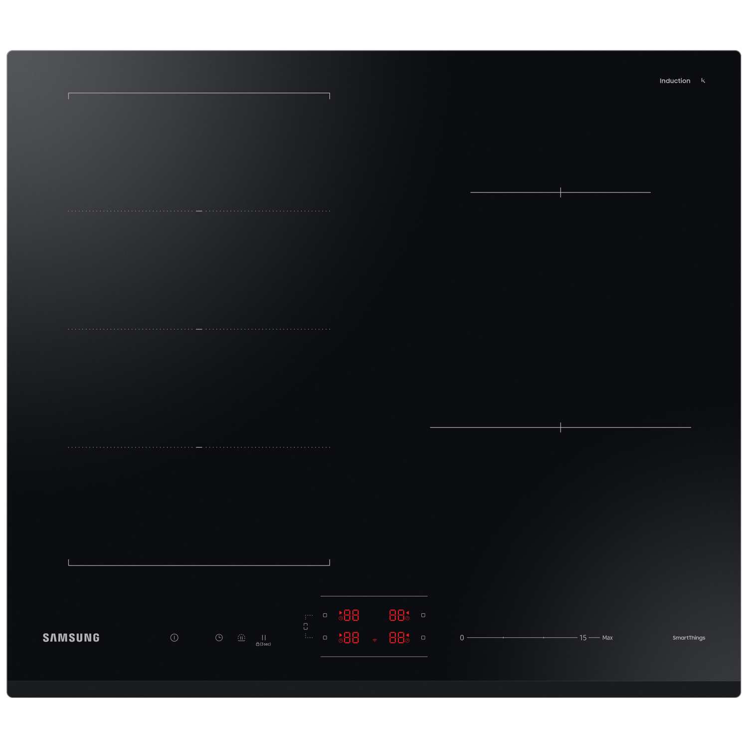 Samsung Nz64b6056gk/u1 Kookplaat Inbouw Inductie Breedte 59 Cm