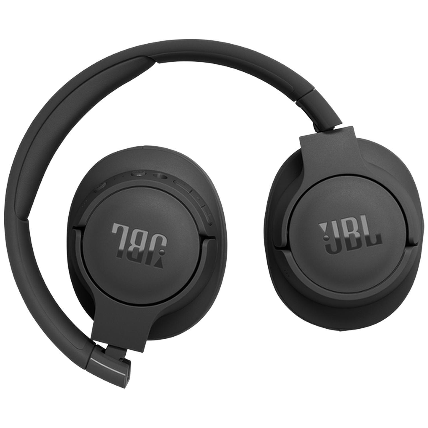 Casque JBL noir avec arceau et écouteurs rembourrés.