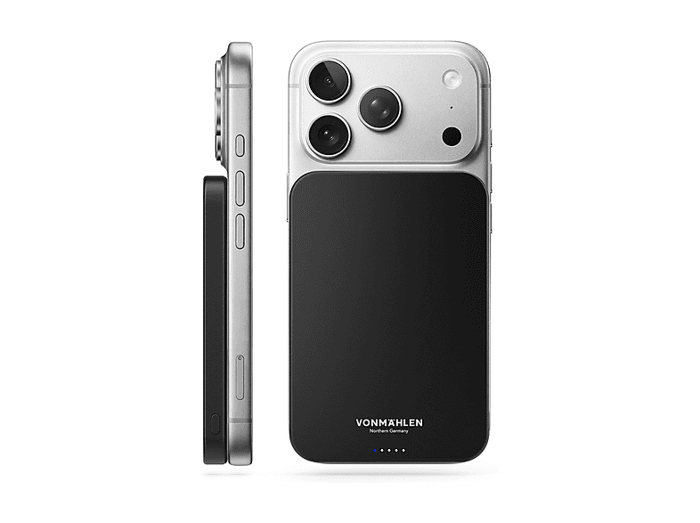 Powerbank VONMAHLEN Evergreen Mag, 5.000 mAh 5000, Nero