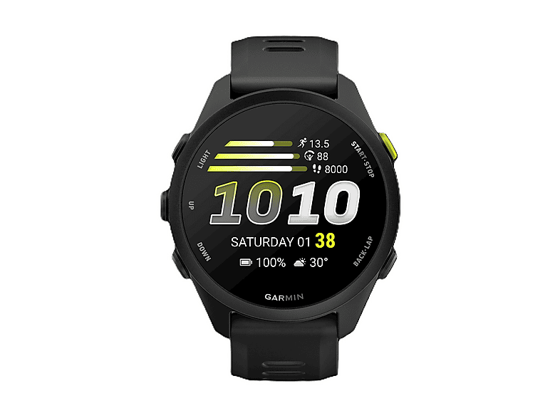 SMARTWATCH GARMIN FORERUNNER 70, Durata batteria 312 h, Touchscreen, Compatibile con iOS, Android, Nero /
