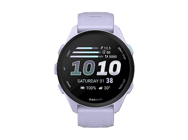 SMARTWATCH GARMIN FORERUNNER 70, Durata batteria 312 h, Touchscreen, Compatibile con iOS, Android, Lavanda/Lavanda