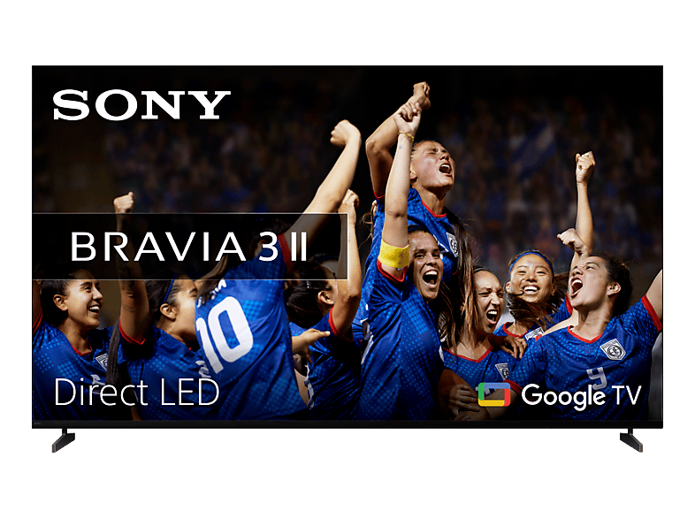 SONY BRAVIA 3 II Direct-LED TV (Flat, 100'' / 253 cm, UHD 4K, Google Smart TV)