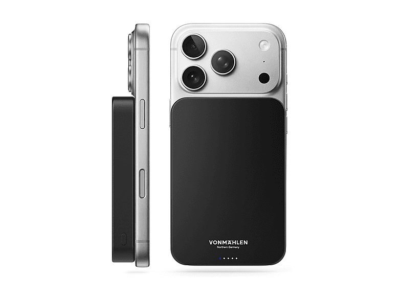 Powerbank VONMAHLEN Evergreen Mag, 10.000 mAh 10000, Nero
