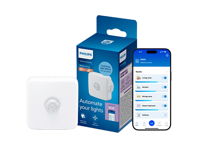 Philips Smart Lighting Capteur de mouvement intelligent pour WiZ
