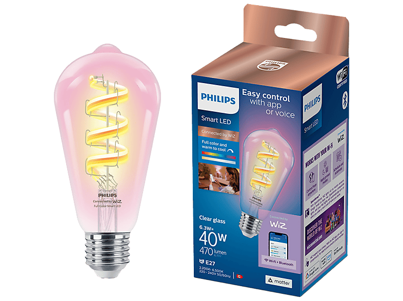 Philips Smart LED Edison Filament E27
