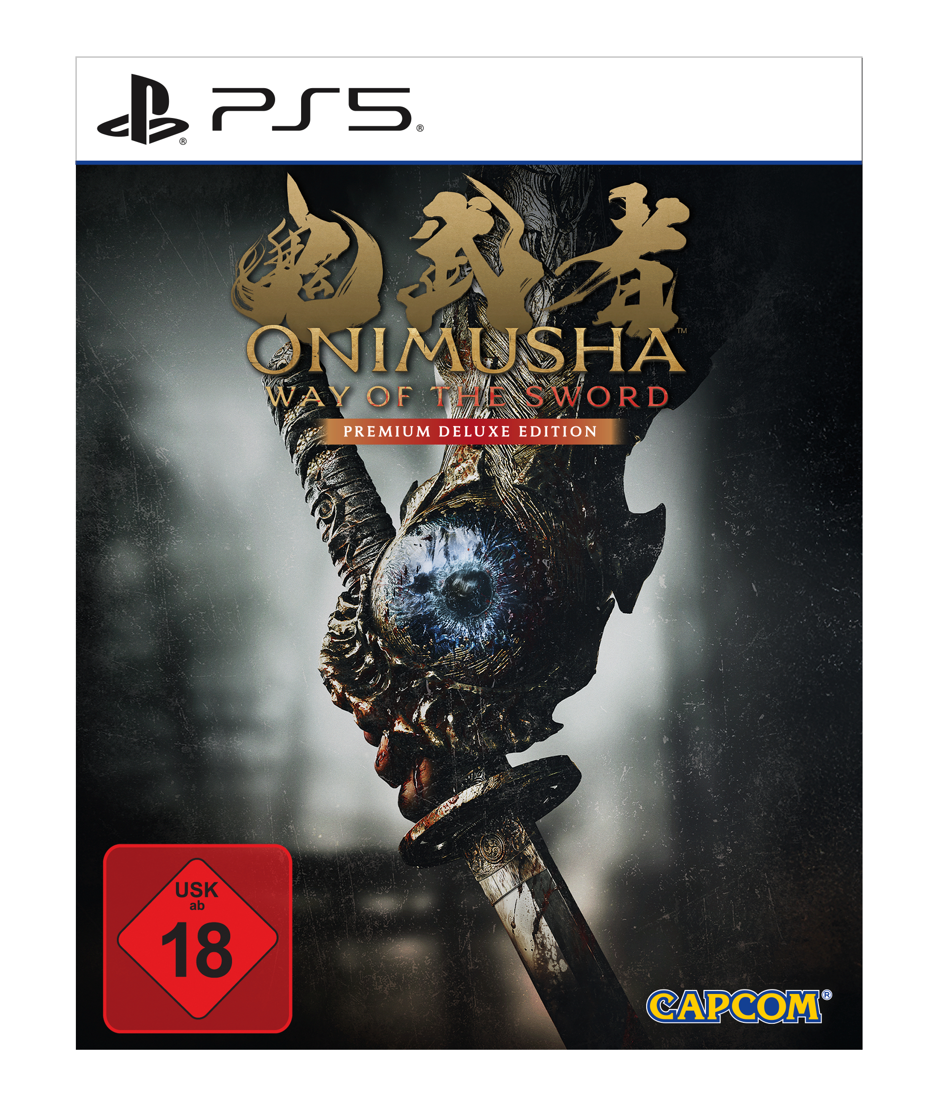PS5 Spielcover für Onimusha: Way of the Sword, Premium Deluxe Edition.