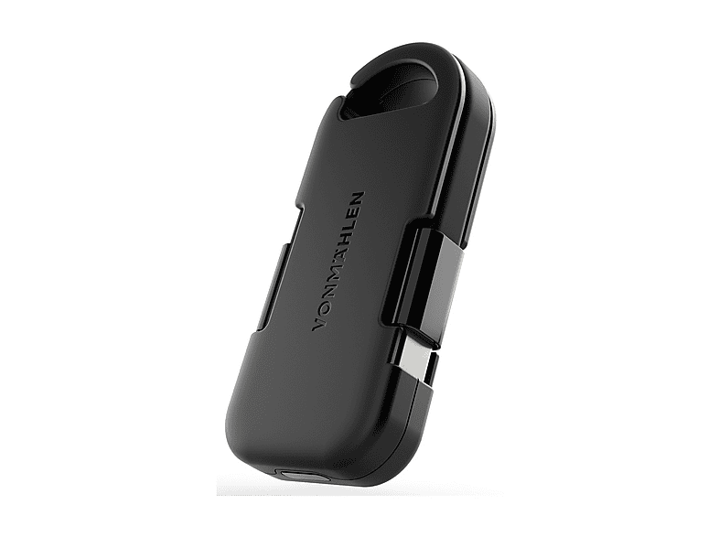 Powerbank VONMAHLEN Evergreen Go portachiavi powerbank, 1000 mAh, nero 1000, Nero