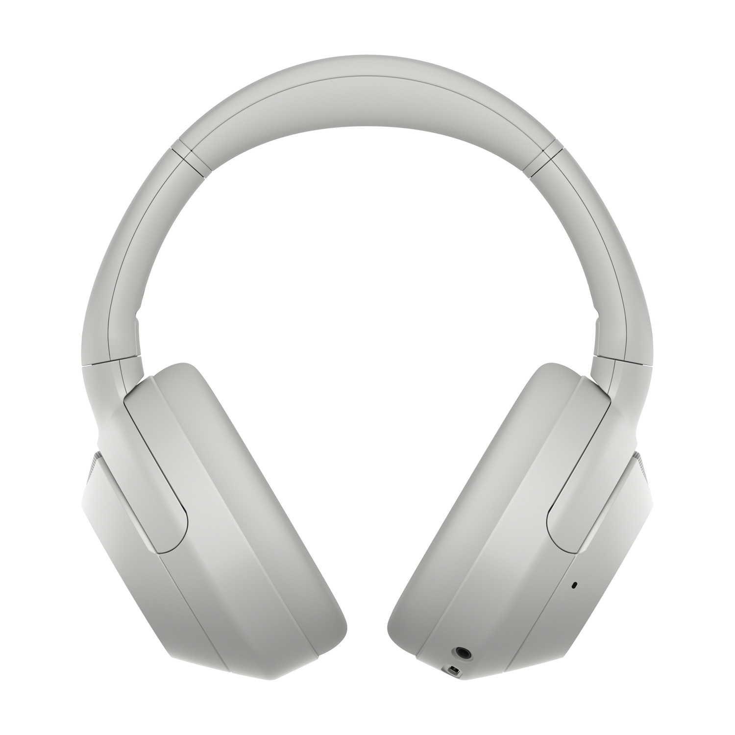 Un paio di cuffie bianche over-ear con archetto imbottito.