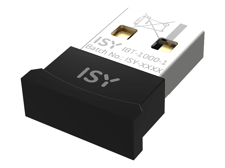 ISY IBT-1000-1 Bluetooth 5.3 USB-Adapter Schwarz