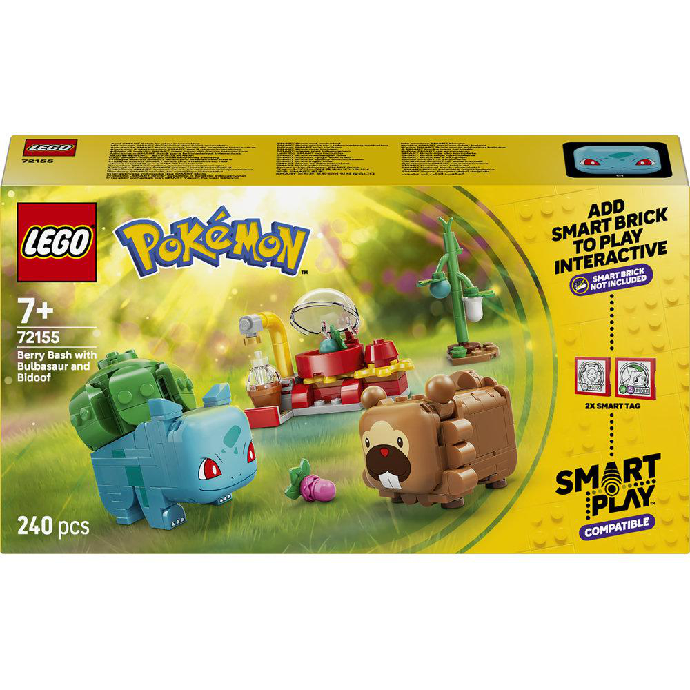 LEGO Pokémon Set mit Bulbasaur und Bidoof, 240 Teile, für 7+