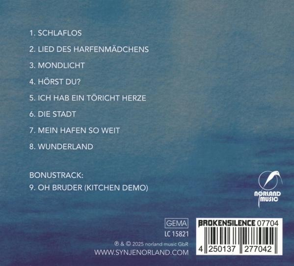 Rückseite eines Albums mit Titel- und Bonustrackliste, Logo und Barcode.