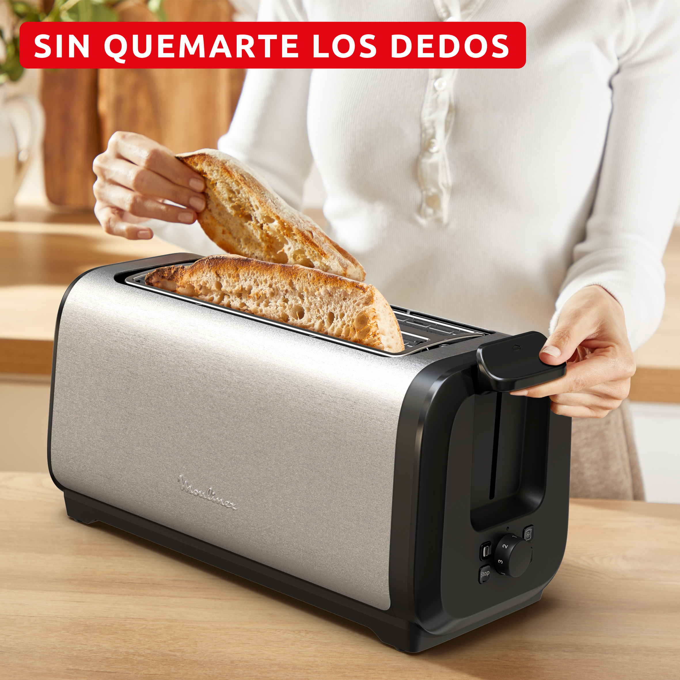 Sin quemarte los dedos.
