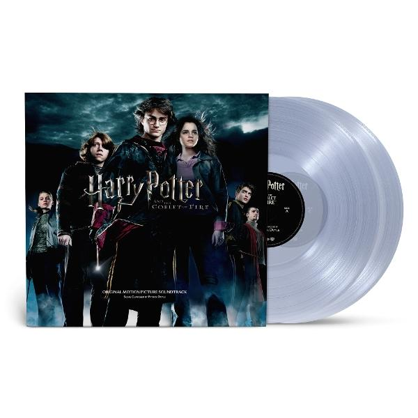 Harry Potter und der Feuerkelch Soundtrack Vinyl. Fünf Charaktere auf dem Cover.