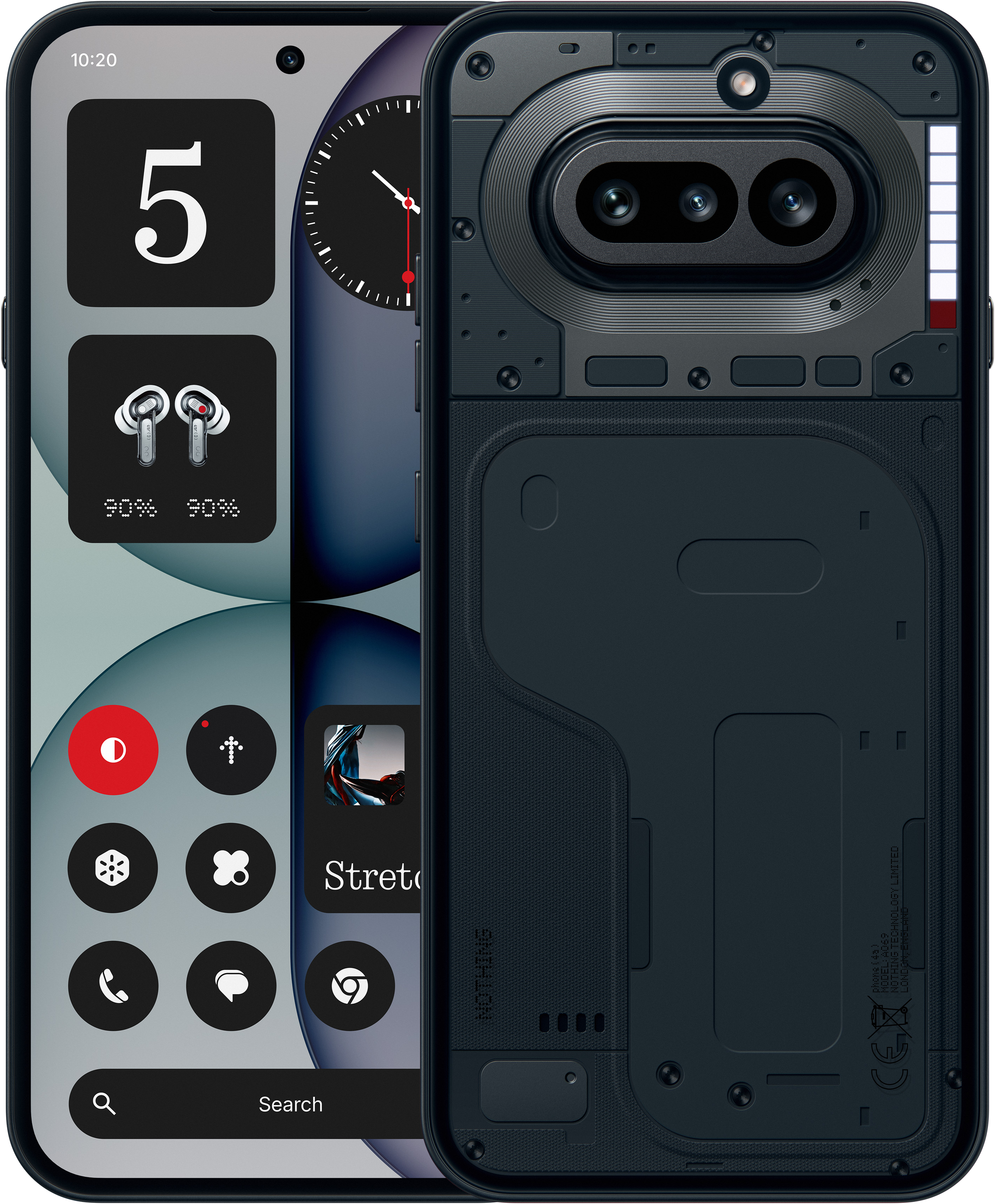 NOTHING PHONE (4A) 12/256 GB DualSIM Fekete Kártyafüggetlen Okostelefon
